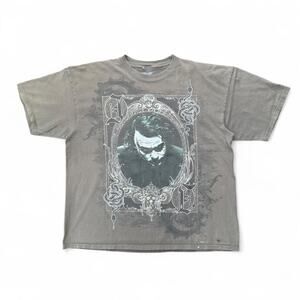 Vintage batman the dark knight joker tee dc comics movie promo shirt